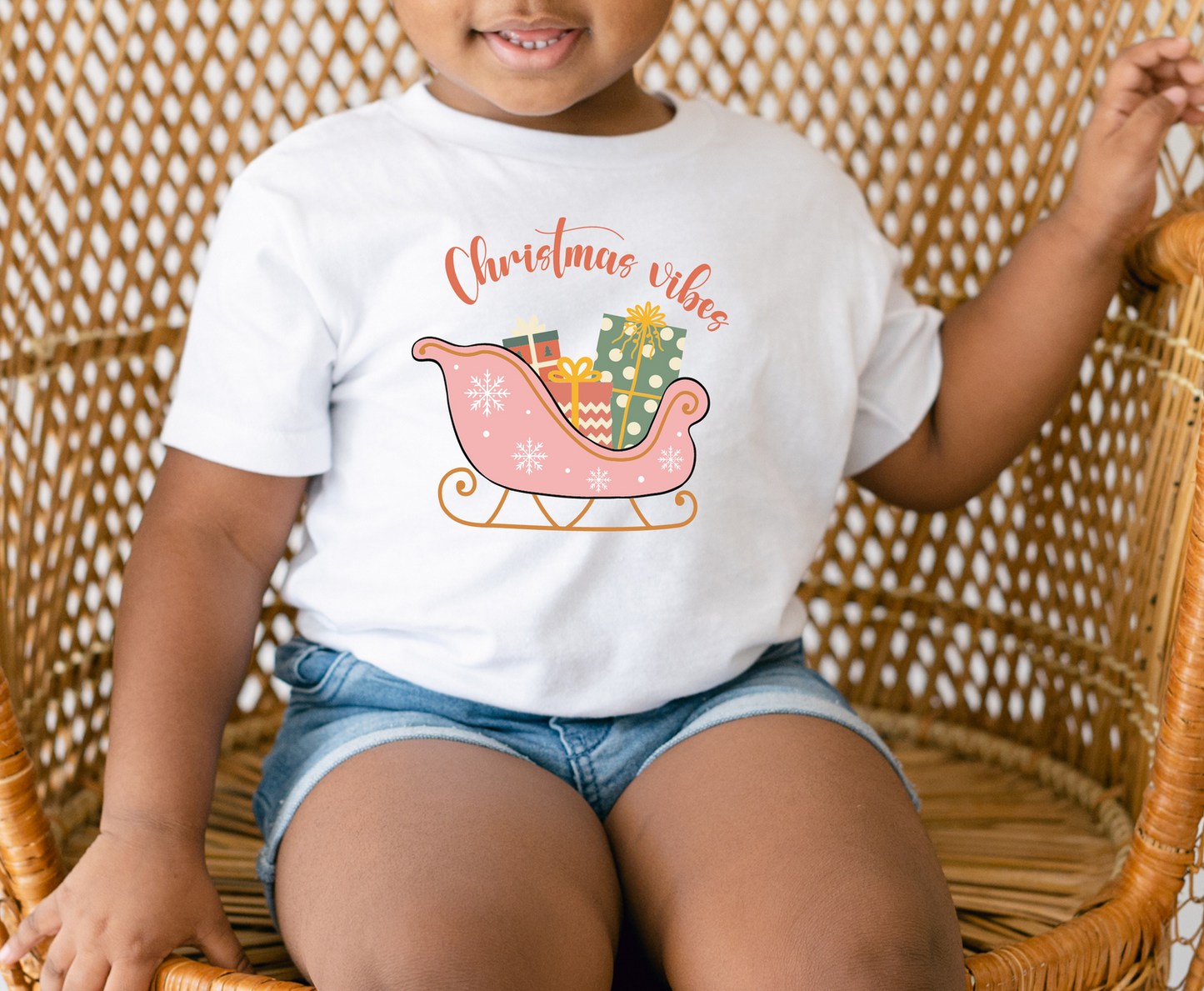 Christmas Vibes Sleigh - Full Color Transfer