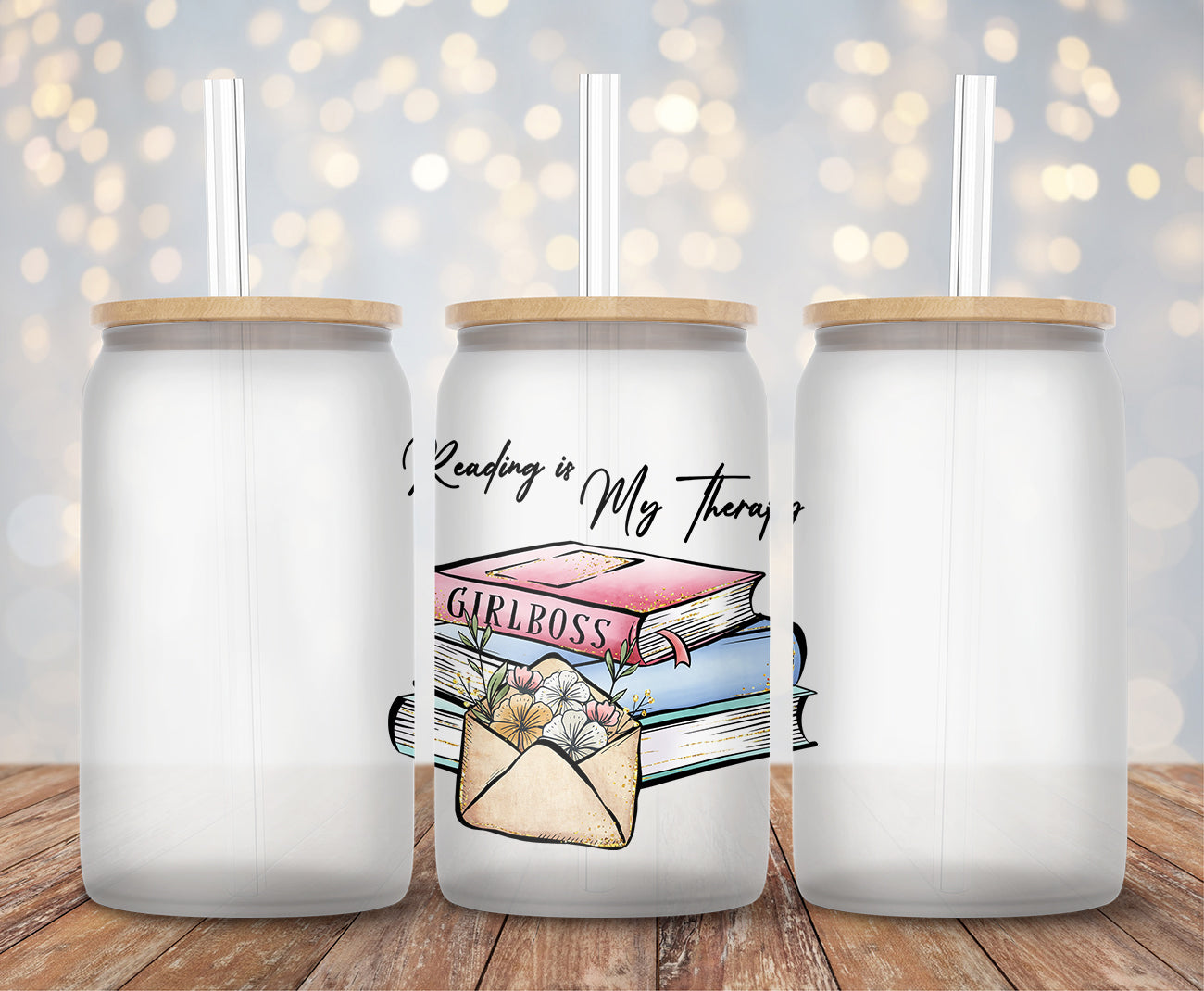 Reading Is My Therapy - Decal