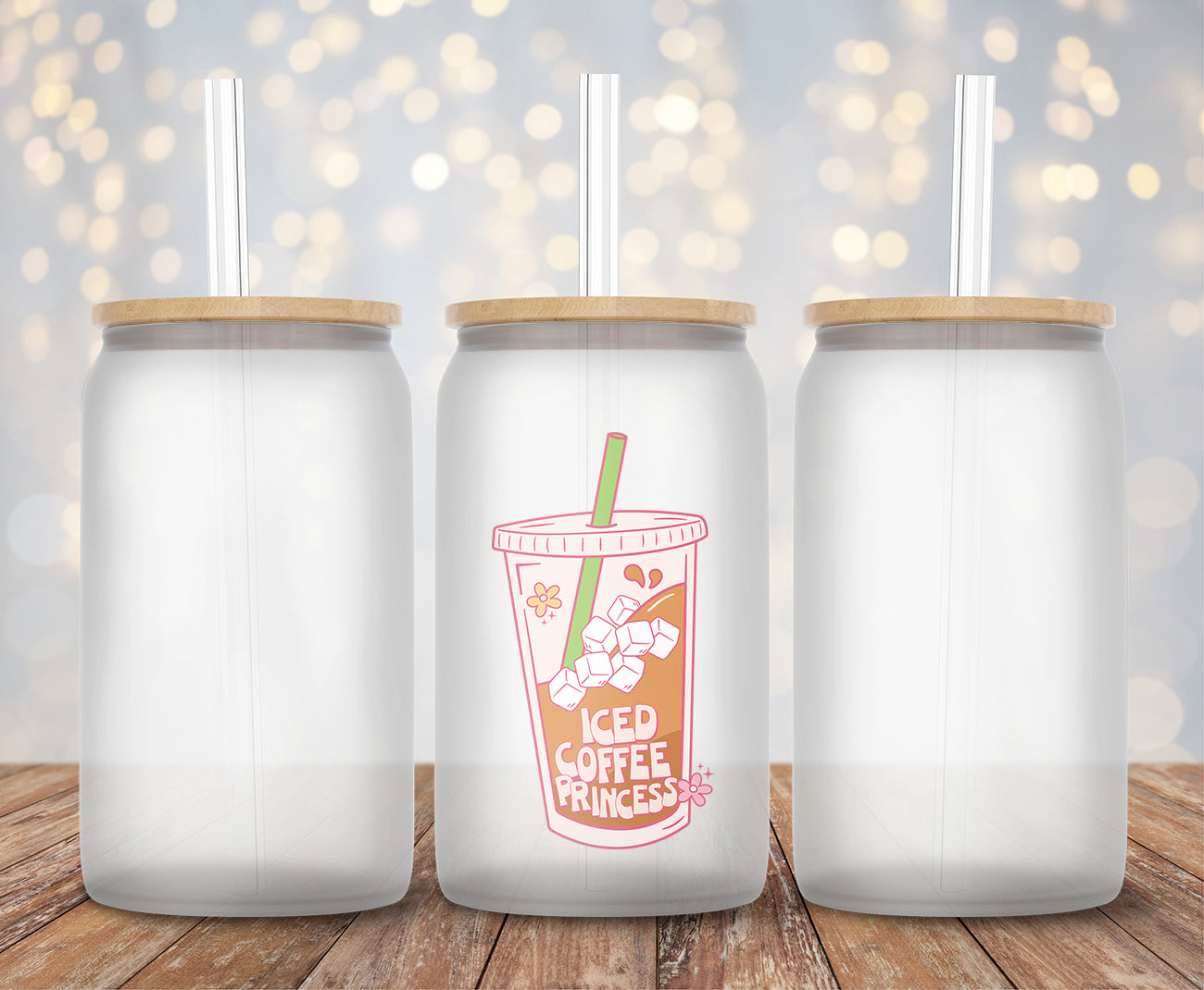 Iced Coffee Princess - Decal