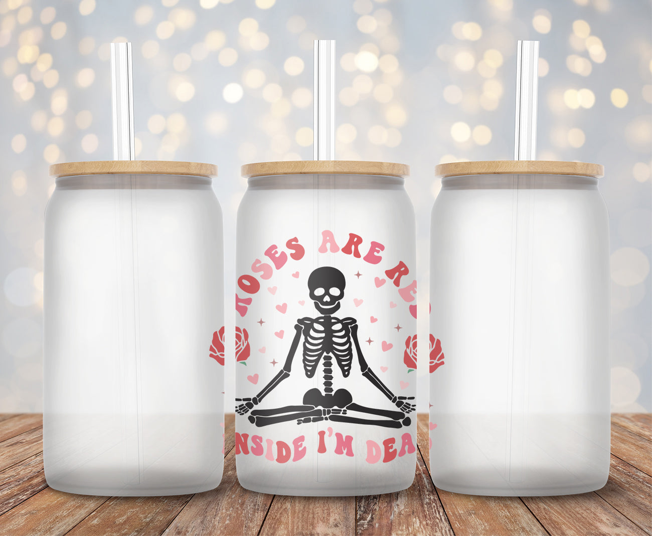 Roses are Red Inside Im Dead - Decal