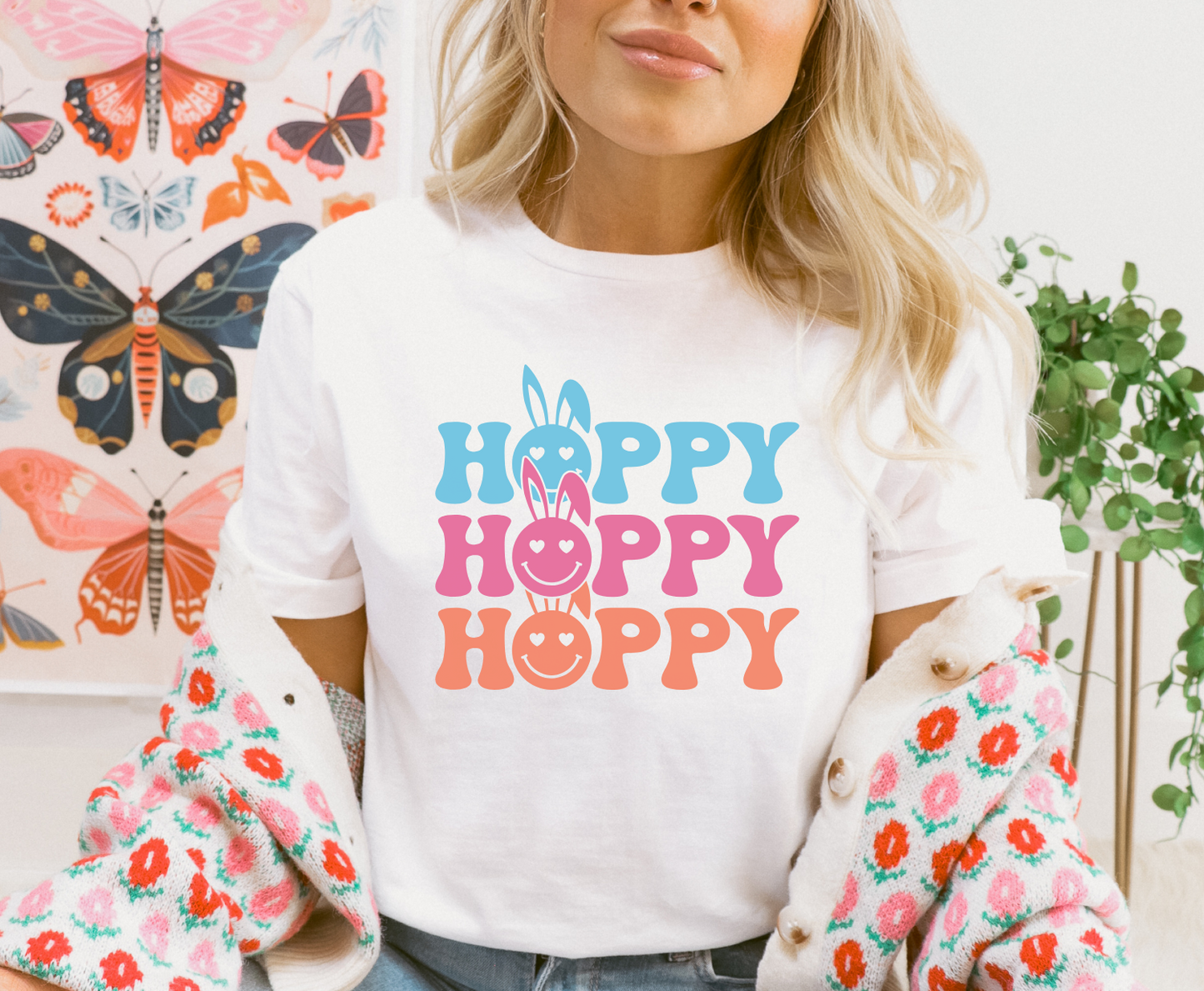 Hoppy Hoppy Hoppy - Full Color Transfer