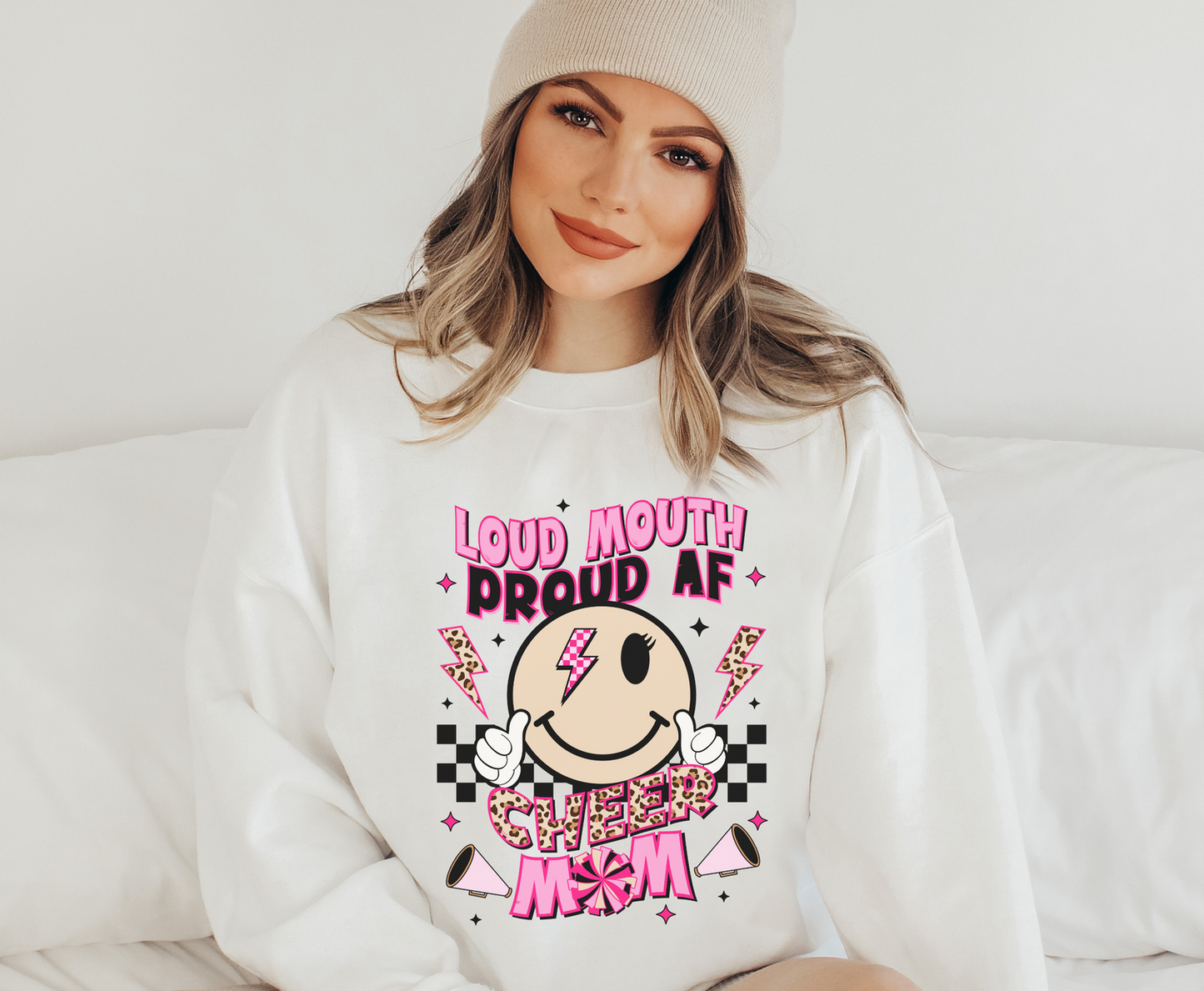 Cheer Mom Proud AF - Full Color Transfer