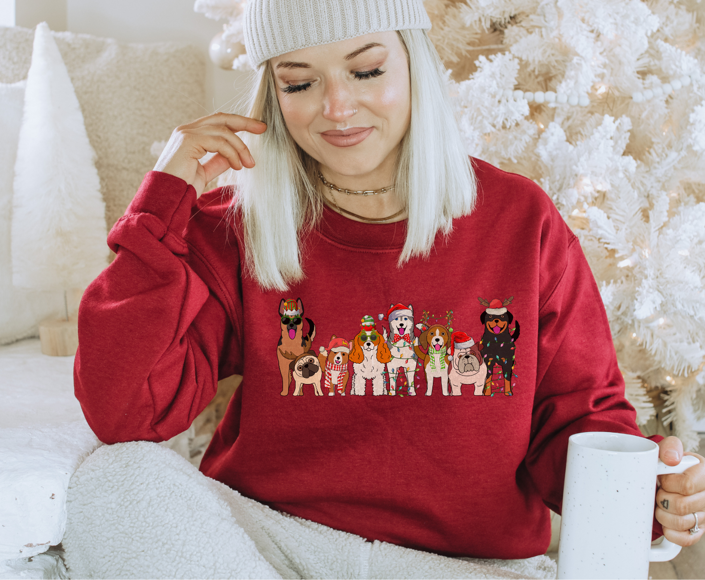 Christmas Doggies - Full Color Transfer