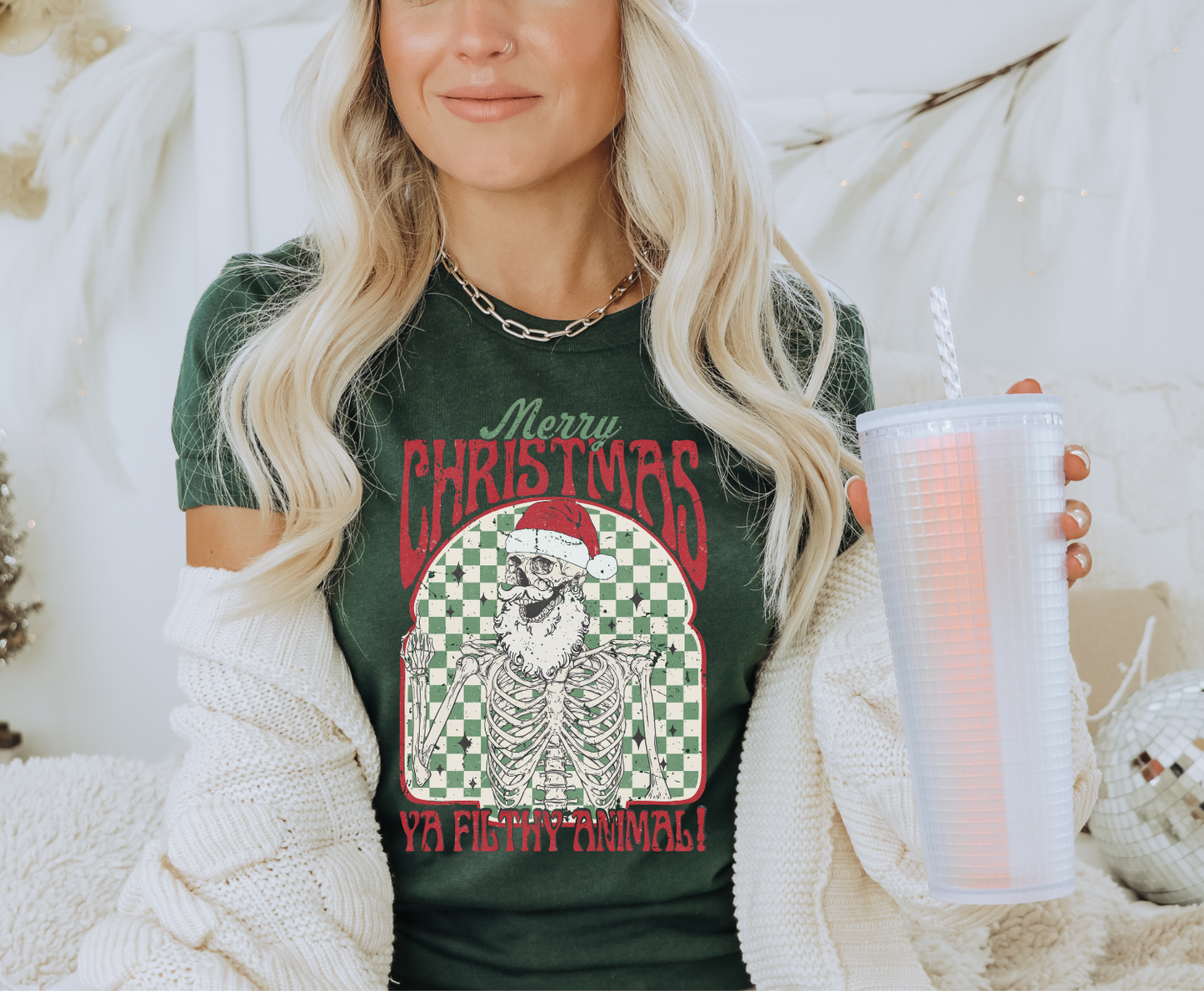 Merry Christmas Ya Filthy Animal - Full Color Transfer