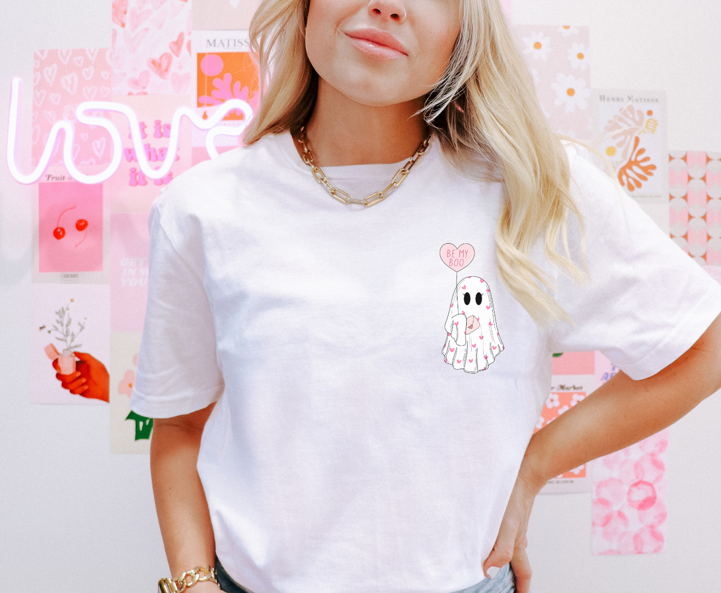 Be My Boo Ghost (Pocket Size) - Full Color Transfer