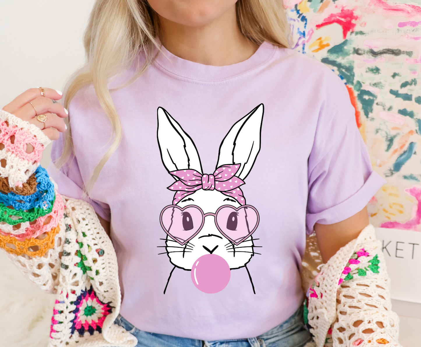 Bubblegum Bunny - Full Color Transfer