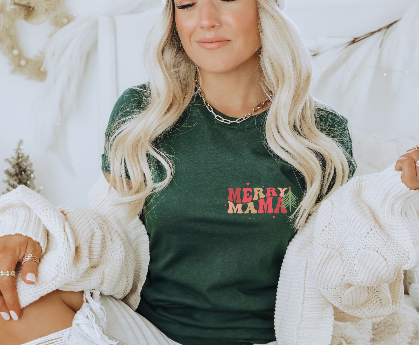 Merry Mama Tree (Pocket Size) - Full Color Transfer