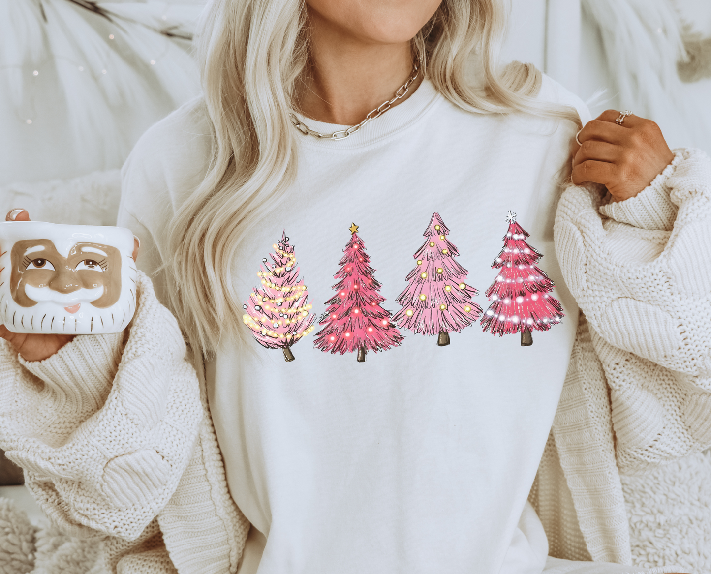 Pinkmas Trees - Full Color Transfer