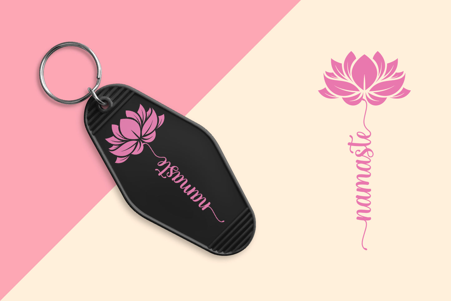 Namaste - Set of 6 (Motel Keychain UV DTF)