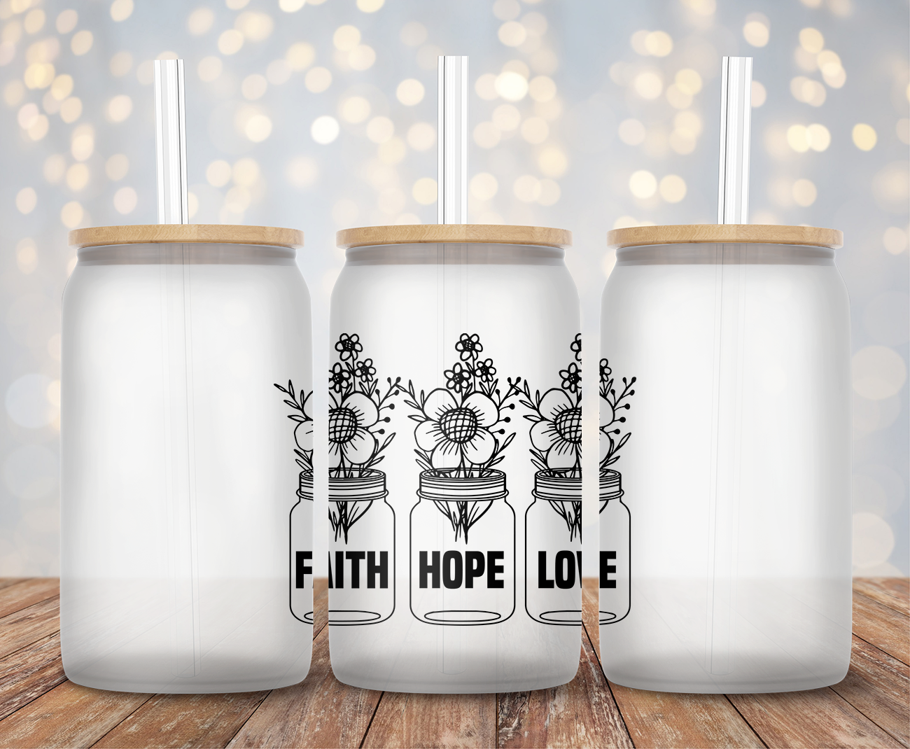 Faith Hope Love - Decal