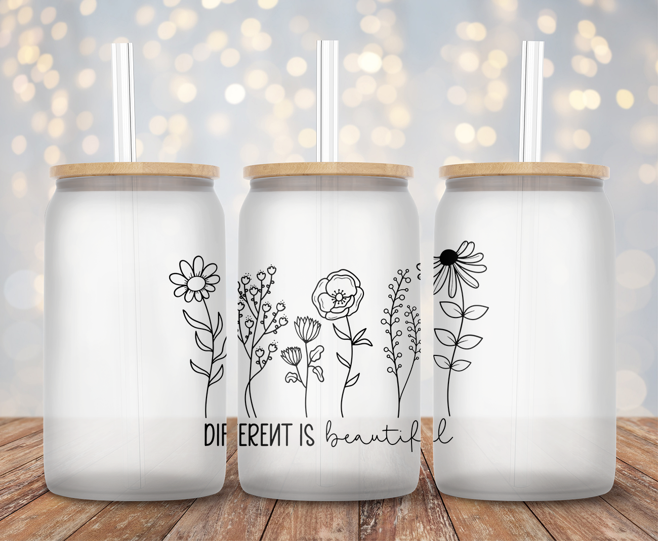 Different Is Beautiful - Decal