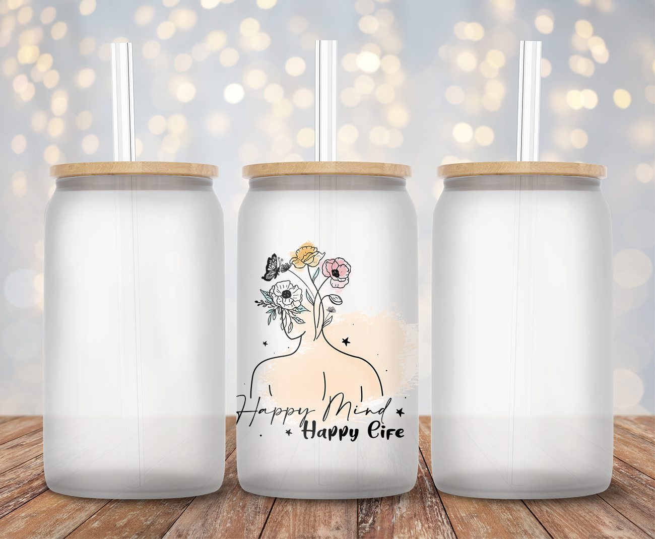 Happy Life Happy Mind - Decal