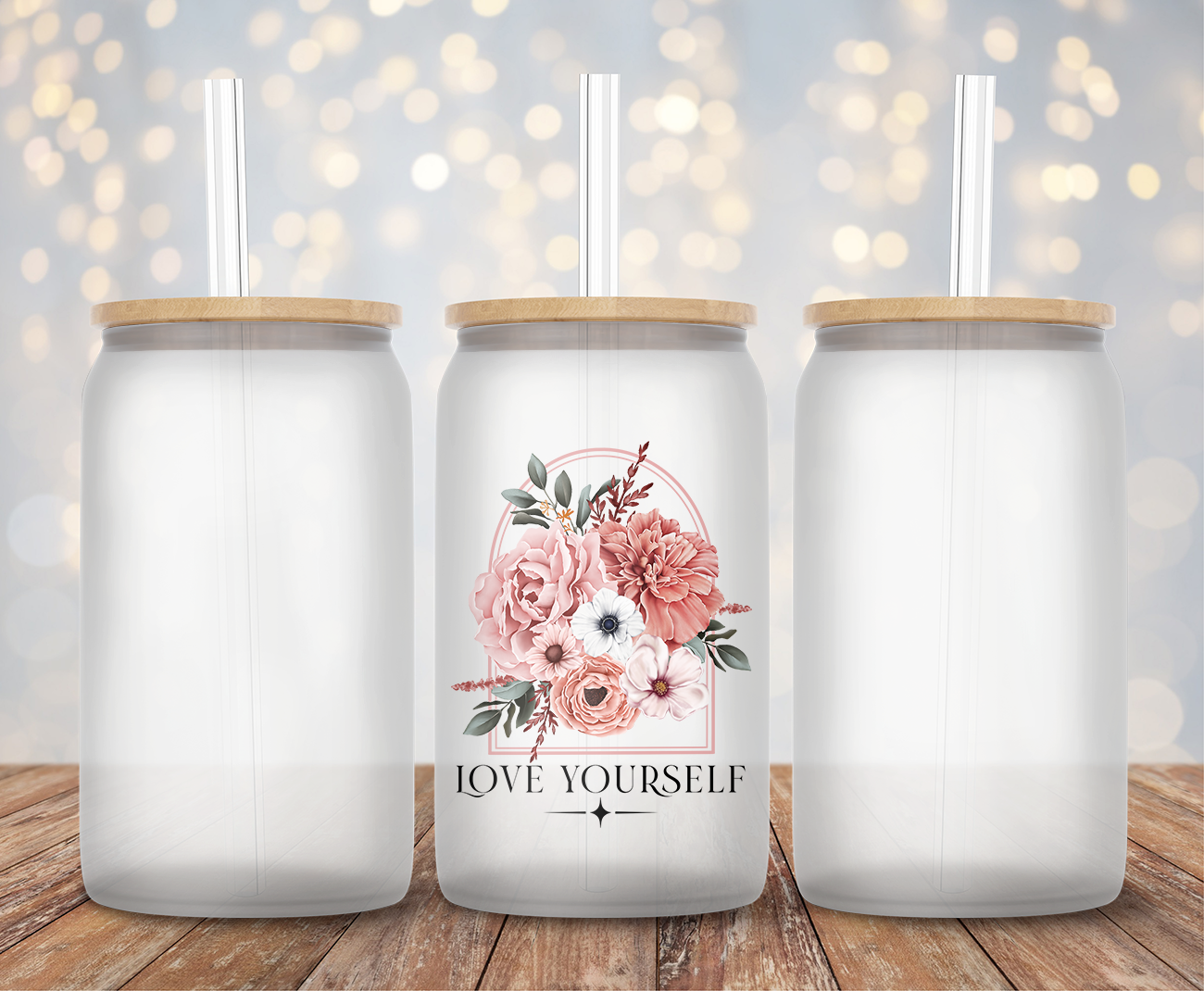 Love Yourself Floral - Decal