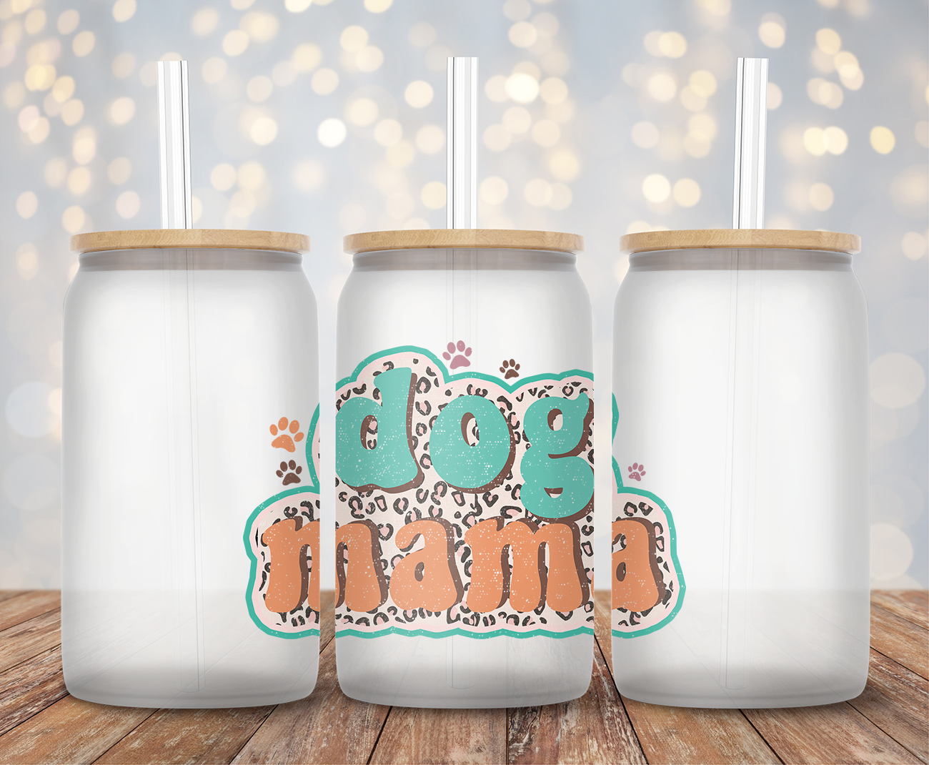 Dog Mama Leopard - Decal