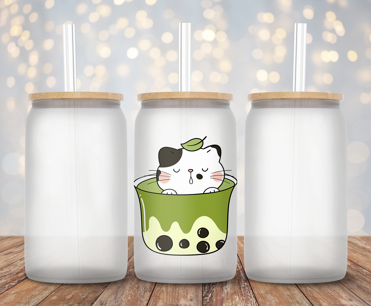 Matcha Kitty - Decal