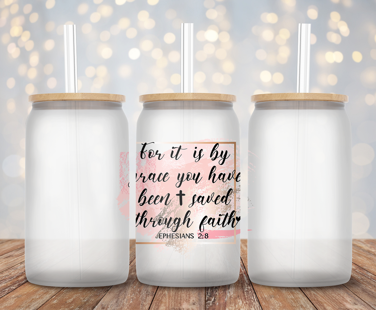 Saved Through Faith - Decal