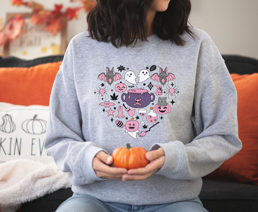 Heart Halloween -  Full Color Transfer