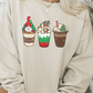 Gnome Reindeer Christmas Tree Cups -  Full Color Transfer