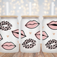 Cheetah Lips Kisses - 16oz Cup Wrap