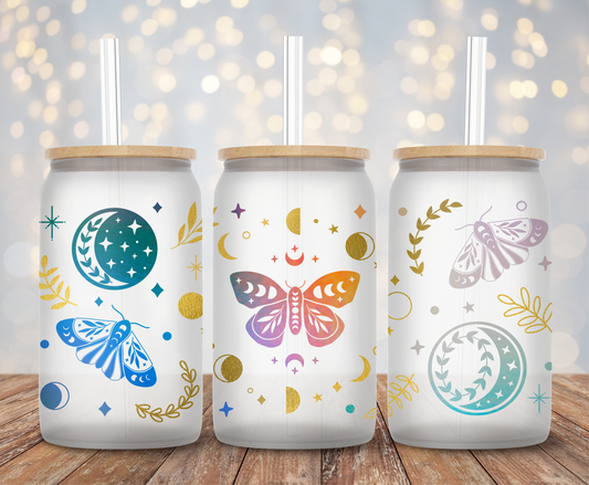 Celestial Butterflies - 16oz Cup Wrap