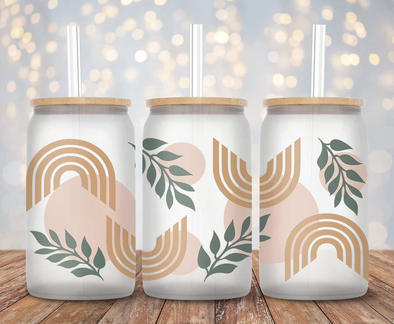 Boho Elements - 16oz Cup Wrap