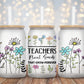 Teachers Plant Seeds Floral- 16oz Cup Wrap