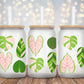 Tropical Monstera Leaves - 16oz Cup Wrap