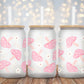 Floral Pink Mushrooms - 16oz Cup Wrap