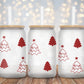 Red Christmas Trees - 16oz Cup Wrap