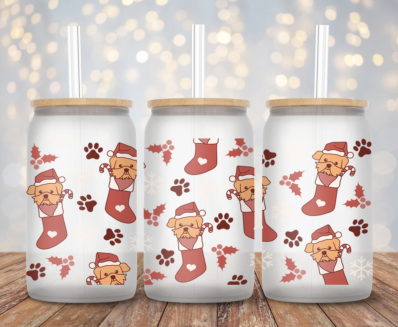 Dog Stocking Stuffer - 16oz Cup Wrap