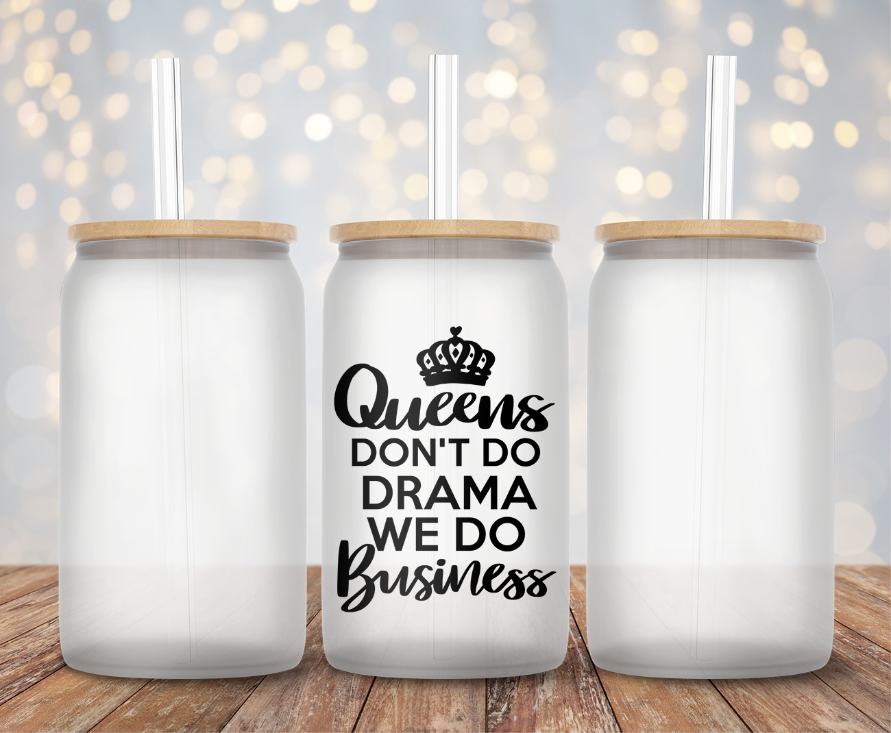 Queens Don't Do Drama - Decal