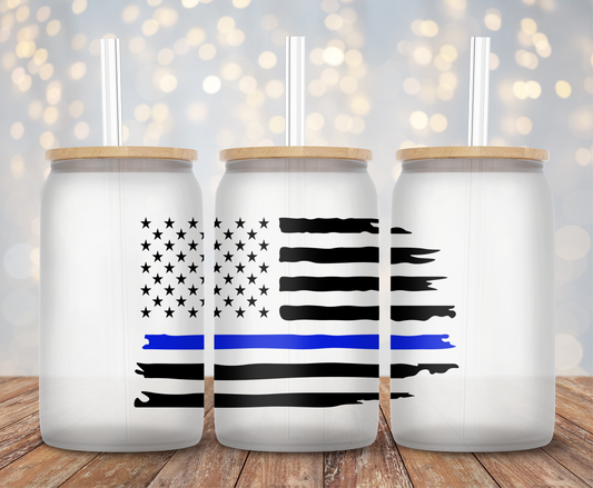 Police Flag - Decal