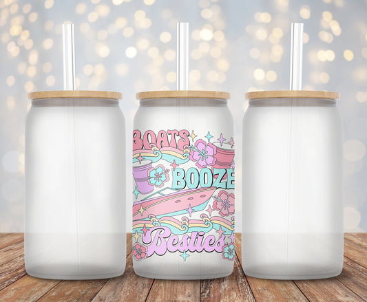 Boats Booze Besties - Decal