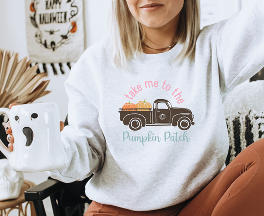 Take Me To The Pumpkin Patch -  Full Color Transfer