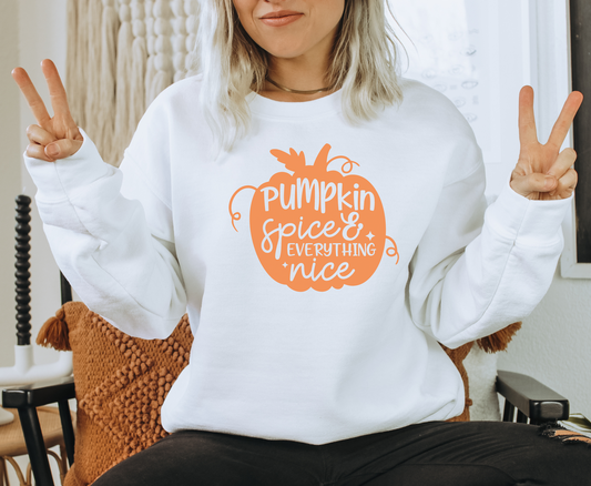 Pumpkin Spice & Everything Nice -  Full Color Transfer