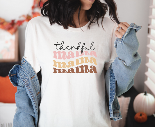 Thankful Mama 3X -  Full Color Transfer