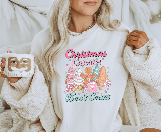 Christmas Calories Gingerbread -  Full Color Transfer