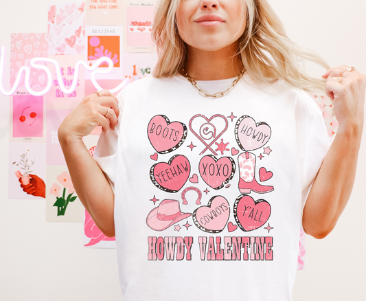 Howdy Valentine -  Full Color Transfer