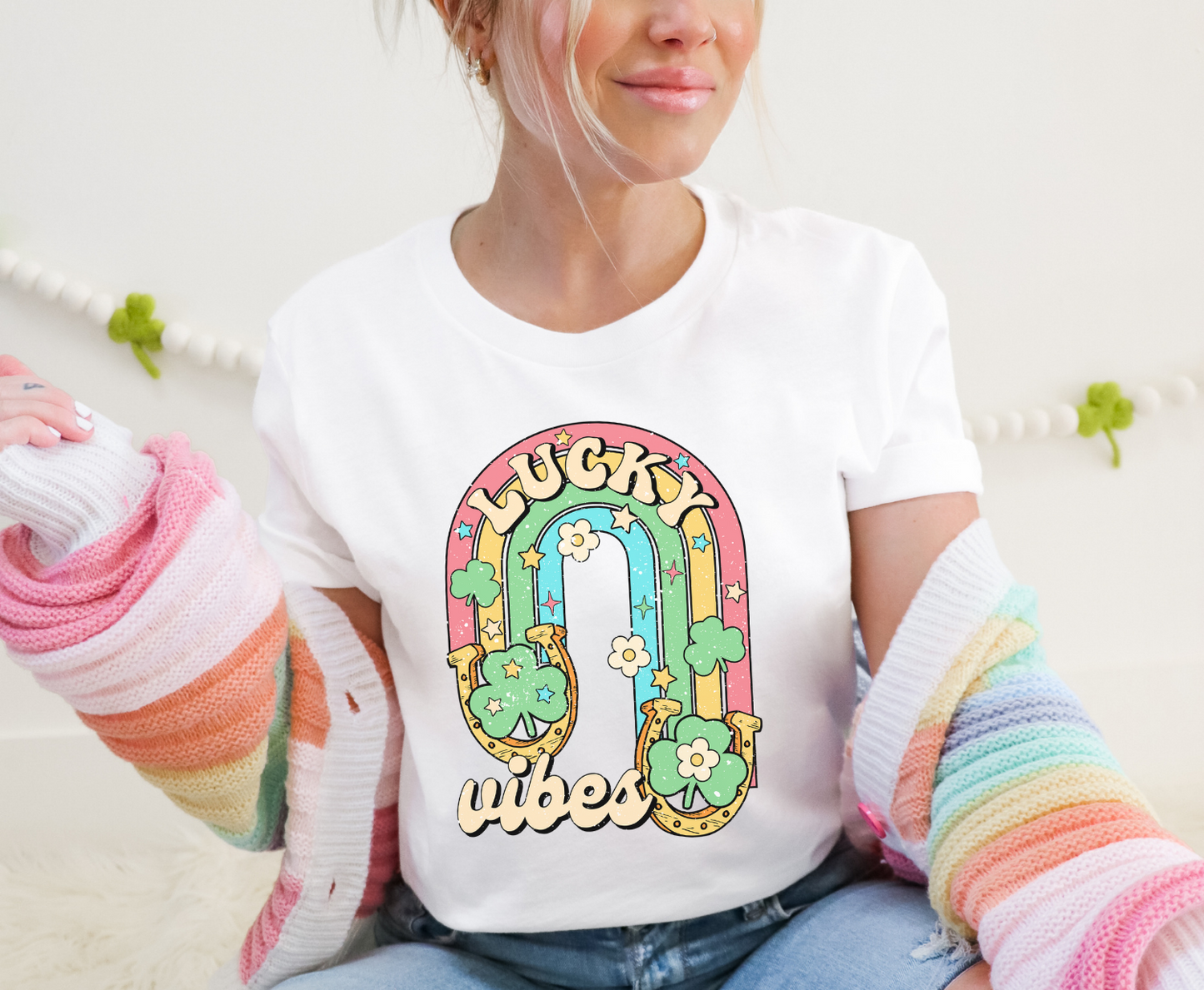 Retro Lucky Vibes -  Full Color Transfer