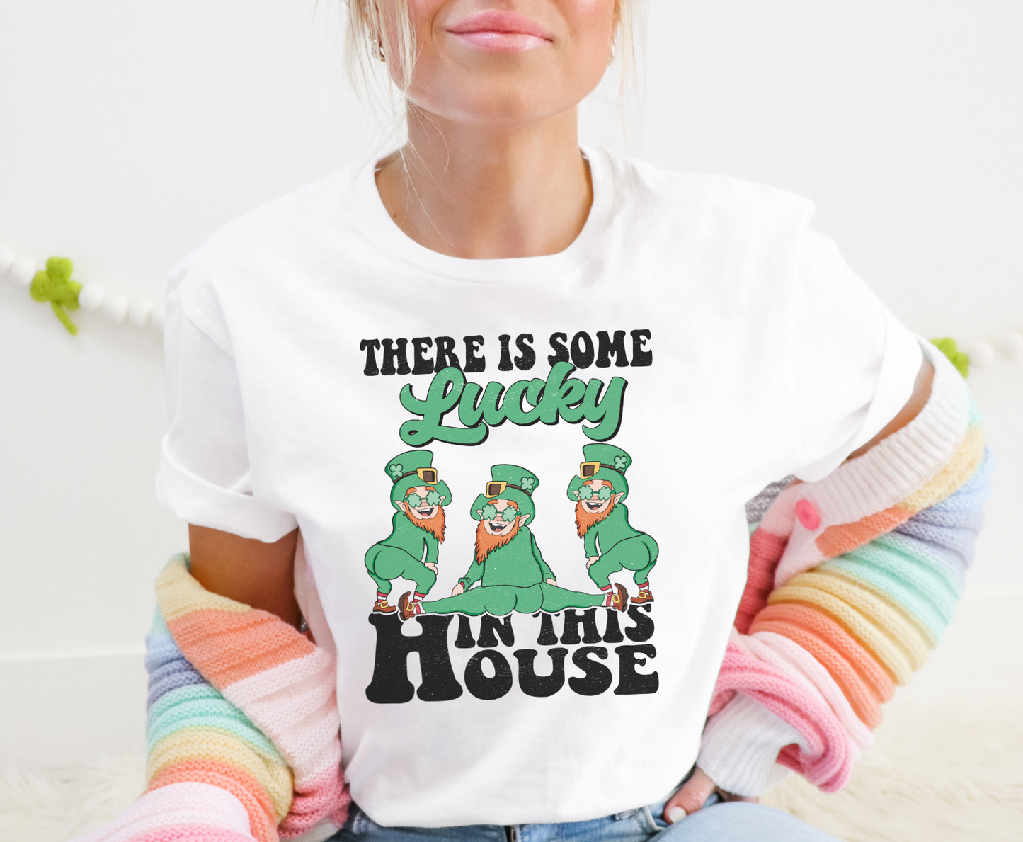 There Is Some Lucky In This House -  Full Color Transfer