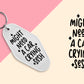 Might Need A Car Crying Sesh - Set of 6 (Motel Keychain UV DTF)
