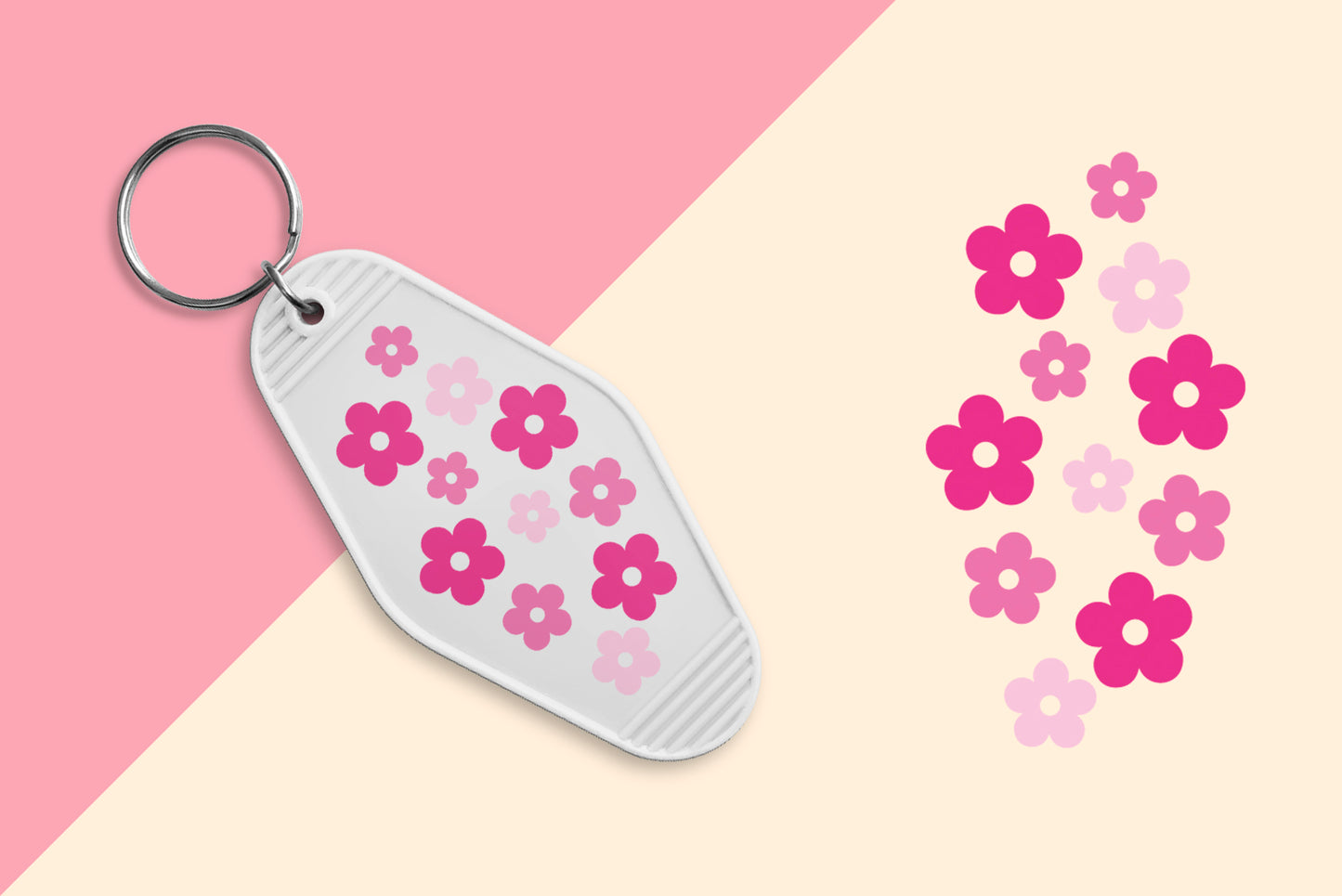 Summer Daisy - Set of 6 (Motel Keychain UV DTF)