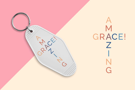 Amazing Grace - Set of 6 (Motel Keychain UV DTF)