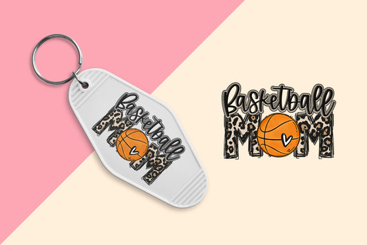 Basketball Mom Cheetah - Set of 6 (Motel Keychain UV DTF)