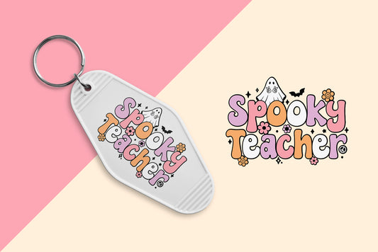 Spooky Teacher - Set of 6 (Motel Keychain UV DTF)