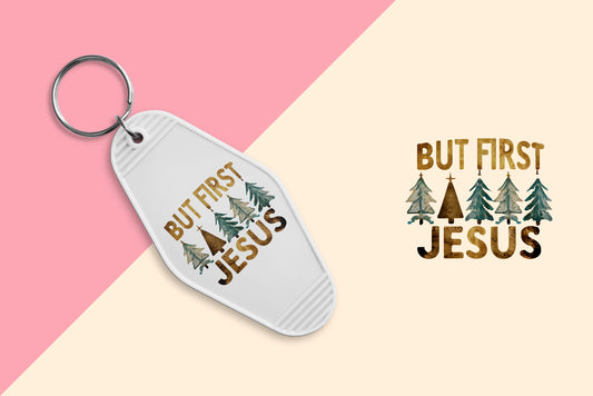 But First Jesus - Set of 6 (Motel Keychain UV DTF)