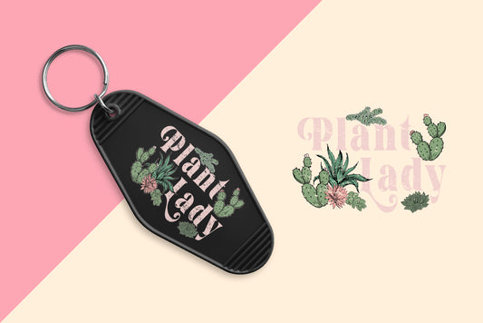 Plant Lady  - Set of 6 (Motel Keychain UV DTF)