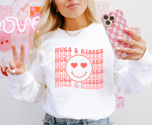 Hugs And Kisses -  Full Color Transfer