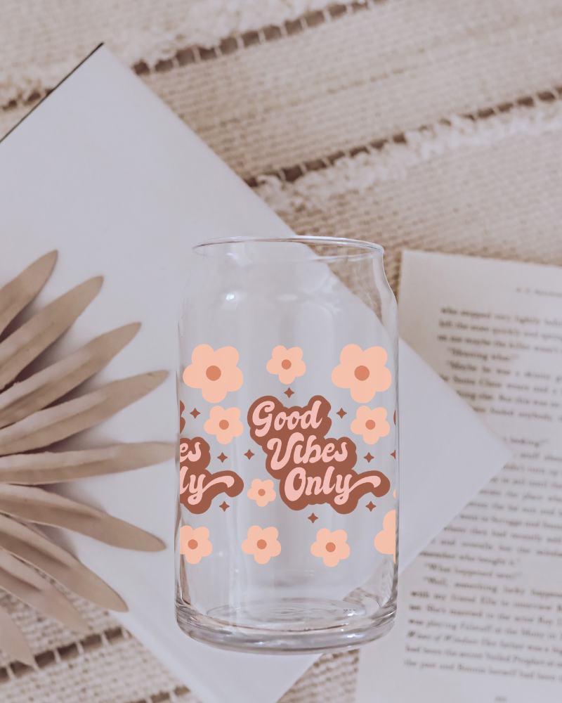 Good Vibes Only- 16oz Cup Wrap