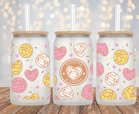 Cafecito Hearts - 16oz Cup Wrap